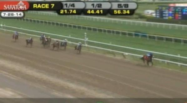 The Big Beast roars at Saratoga