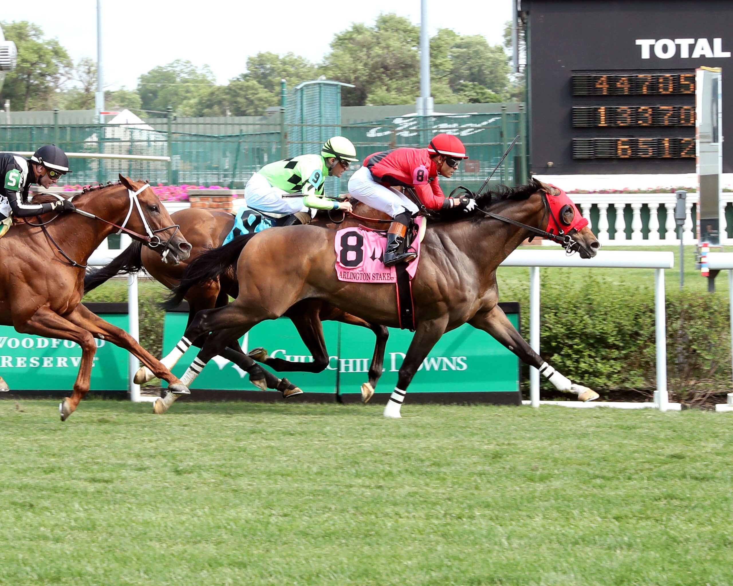 Mercante takes Arlington S. (G3) after spirited duel