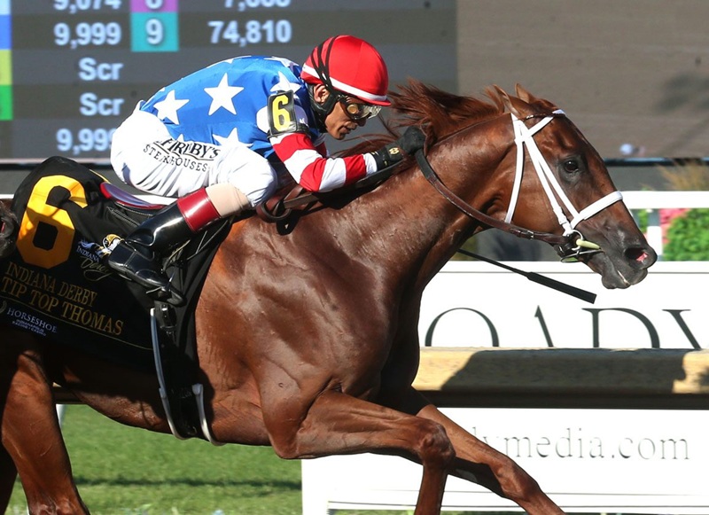 Tip Top Thomas sets track record in Indiana Derby (G3)