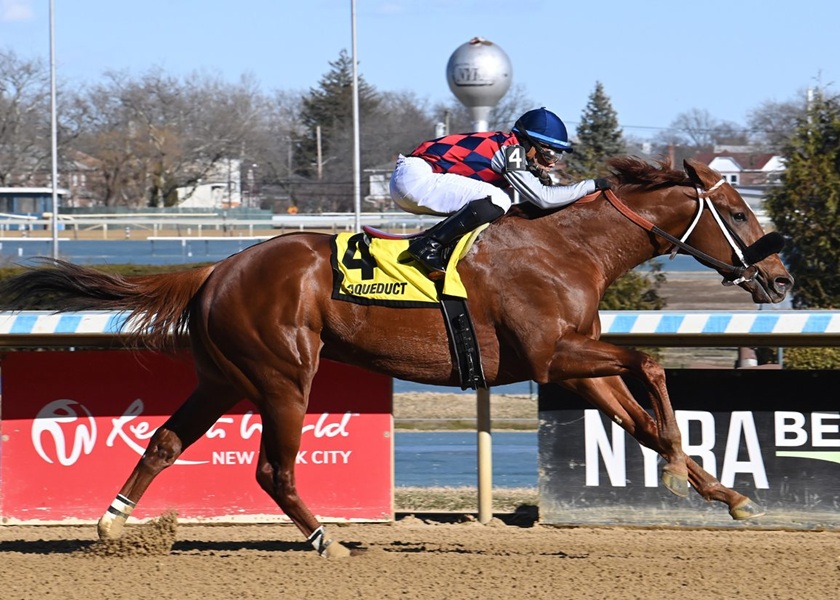 Volatile colt repels stiff challenge to win Jimmy Winkfield S.