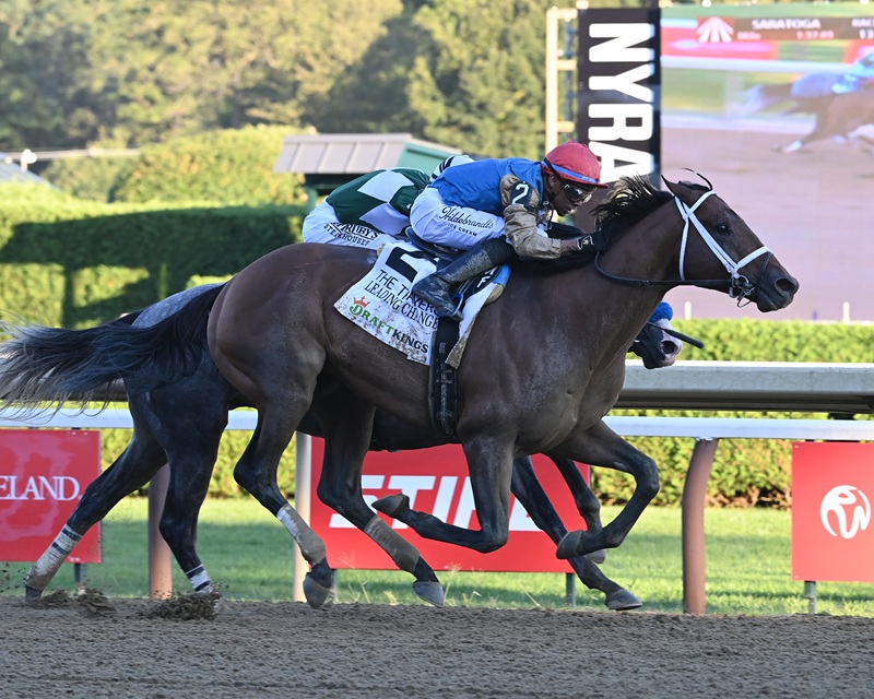 Gun Runner’s Leading Change comes up huge in Travers S. (G1)